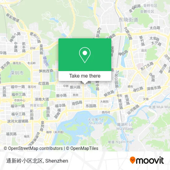 通新岭小区北区 map