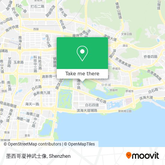 墨西哥凝神武士像 map