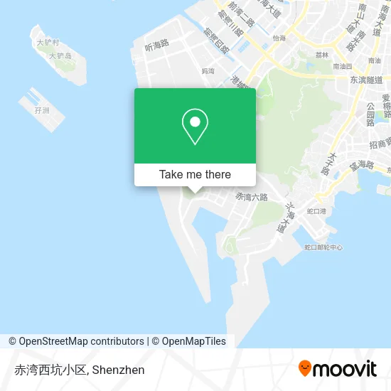 赤湾西坑小区 map