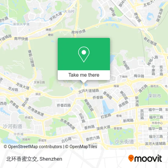 北环香蜜立交 map