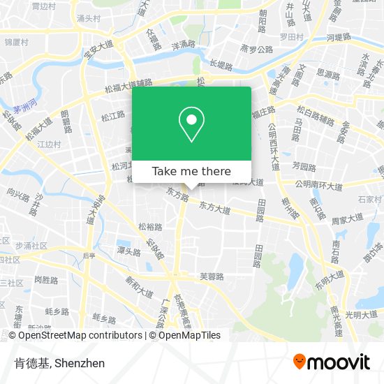 肯德基 map
