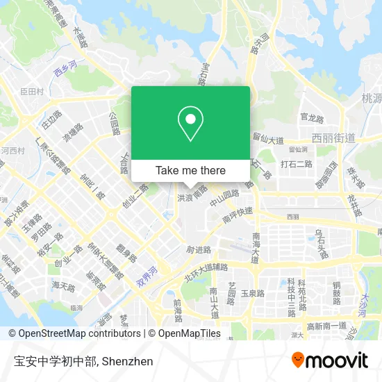 宝安中学初中部 map