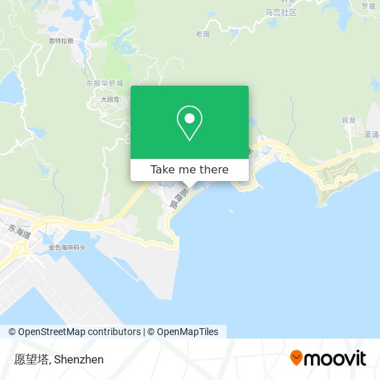 愿望塔 map
