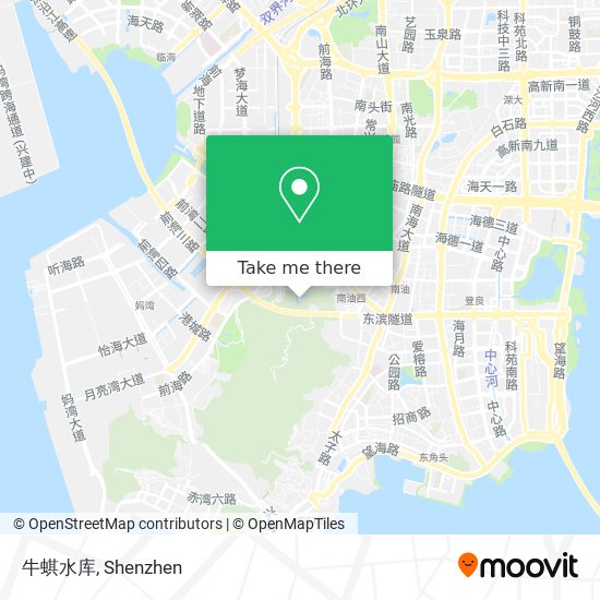 牛蜞水库 map