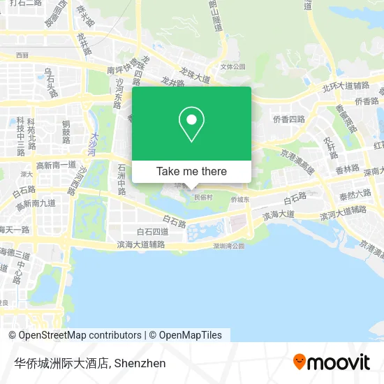 华侨城洲际大酒店 map
