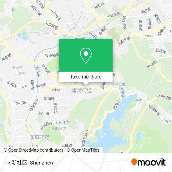 南新社区 map
