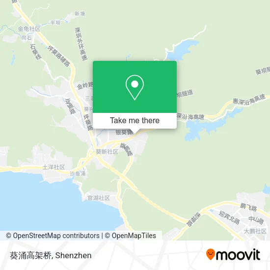 葵涌高架桥 map