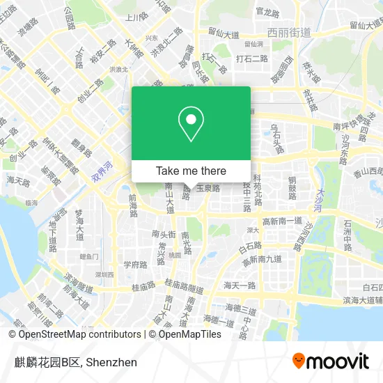 麒麟花园B区 map