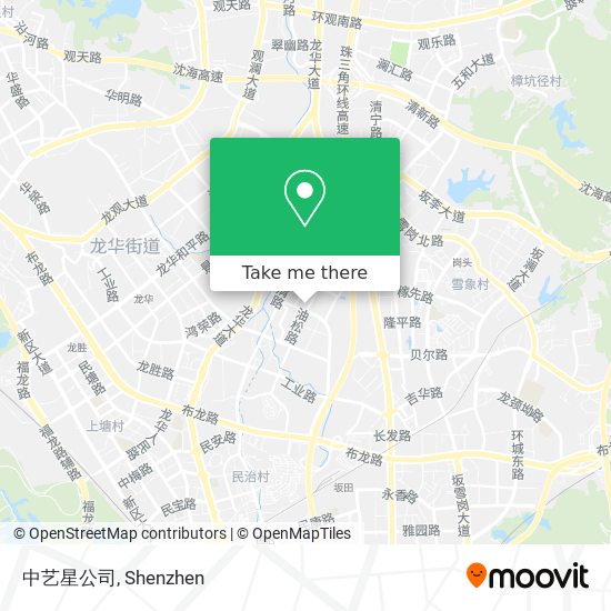 中艺星公司 map