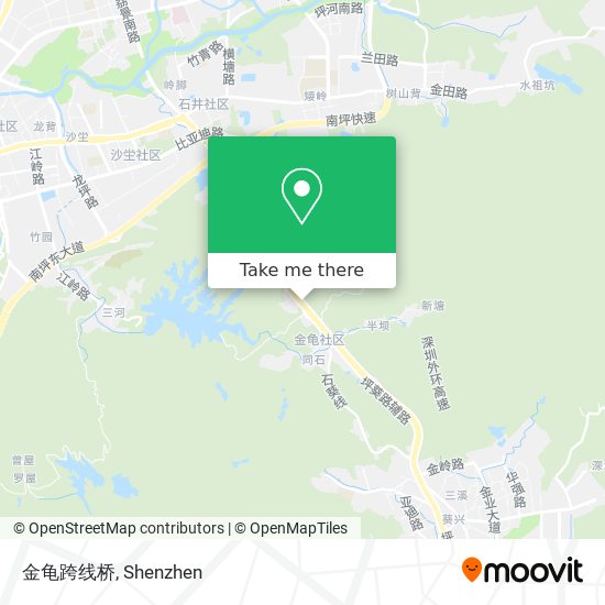 金龟跨线桥 map