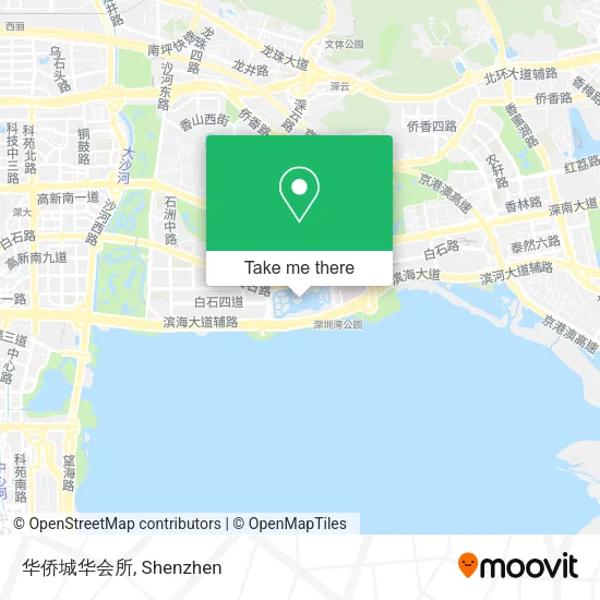 华侨城华会所 map