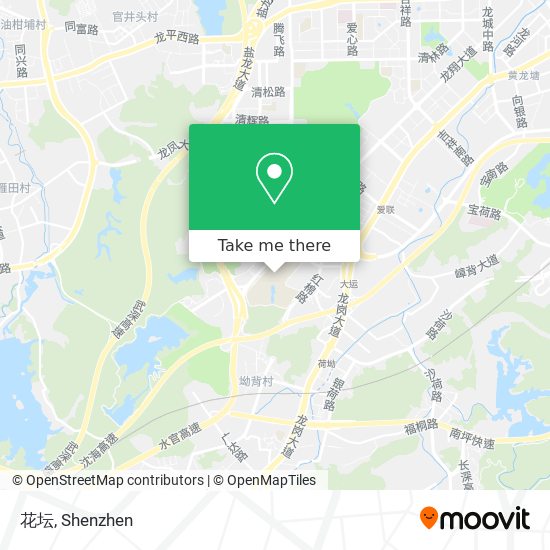 花坛 map
