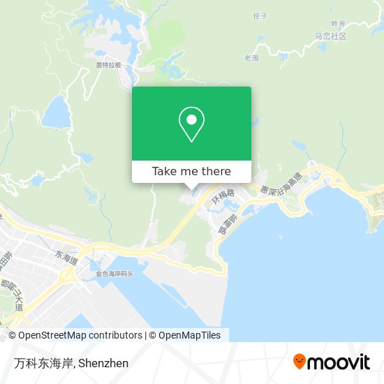 万科东海岸 map