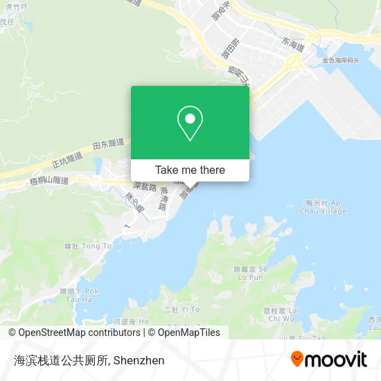 海滨栈道公共厕所 map