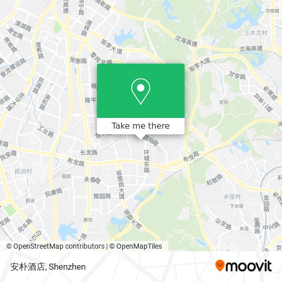 安朴酒店 map