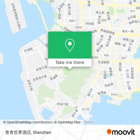 青青世界酒店 map