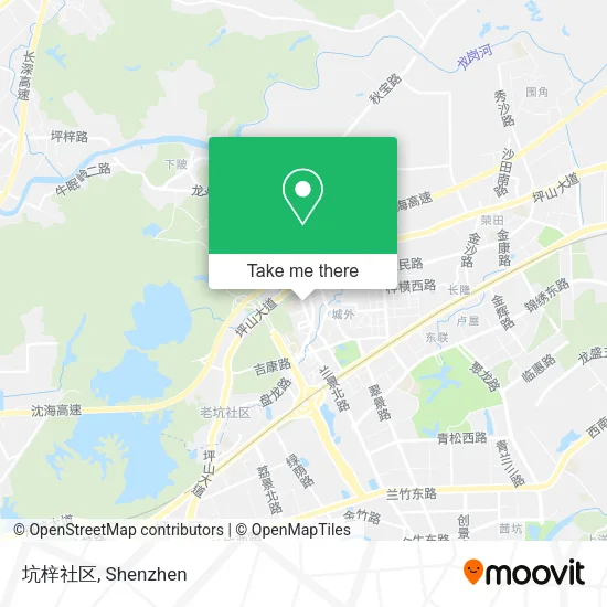 坑梓社区 map