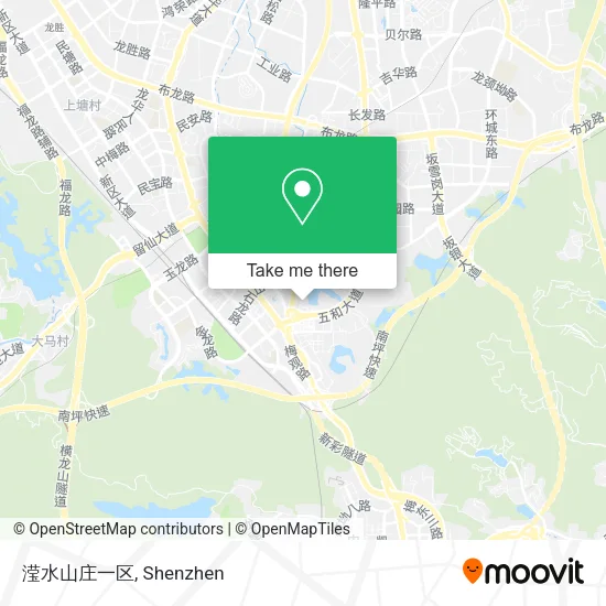 滢水山庄一区 map