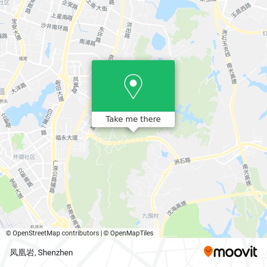 凤凰岩 map