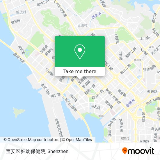 宝安区妇幼保健院 map
