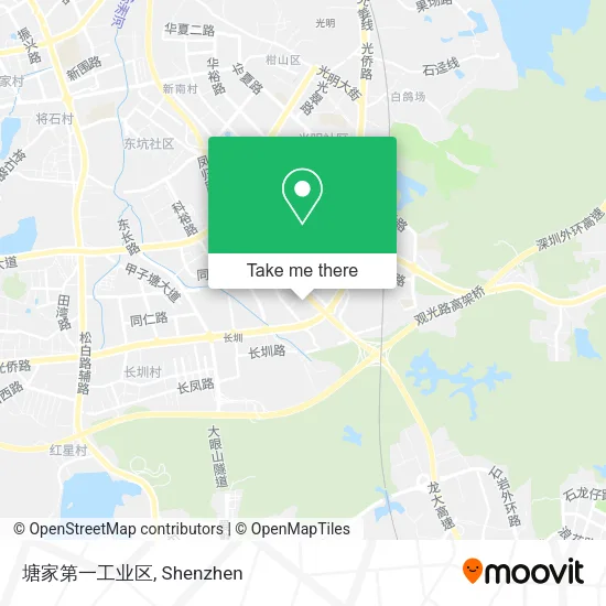 塘家第一工业区 map