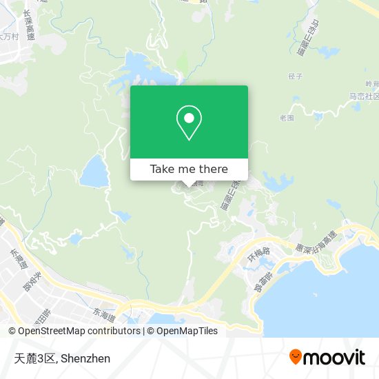 天麓3区 map
