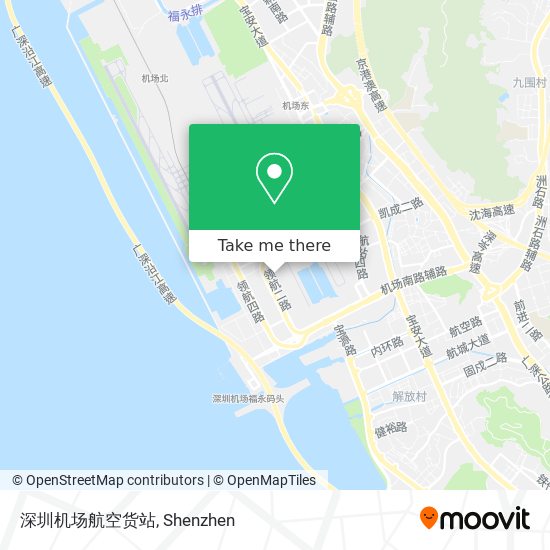 深圳机场航空货站 map