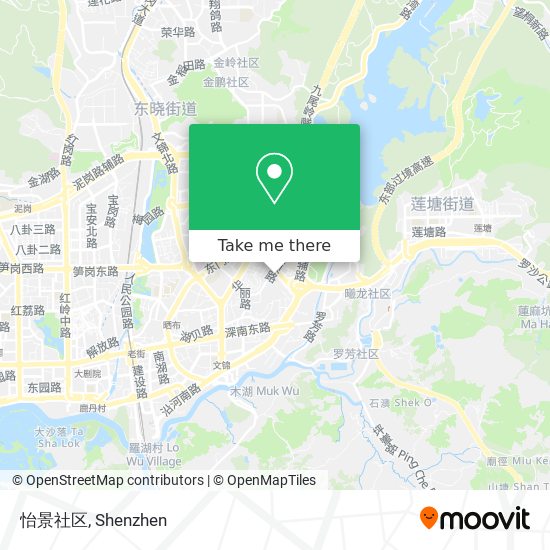 怡景社区 map