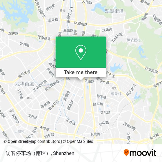 访客停车场（南区） map