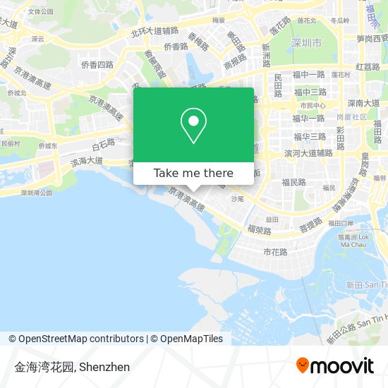 金海湾花园 map