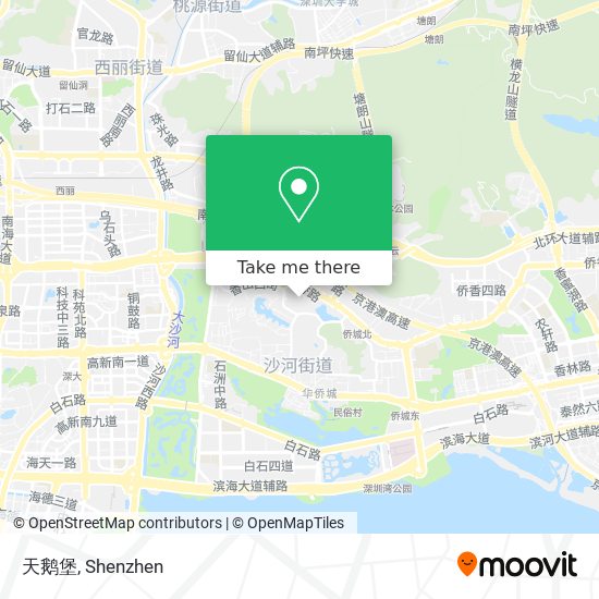 天鹅堡 map