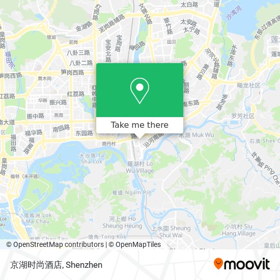 京湖时尚酒店 map