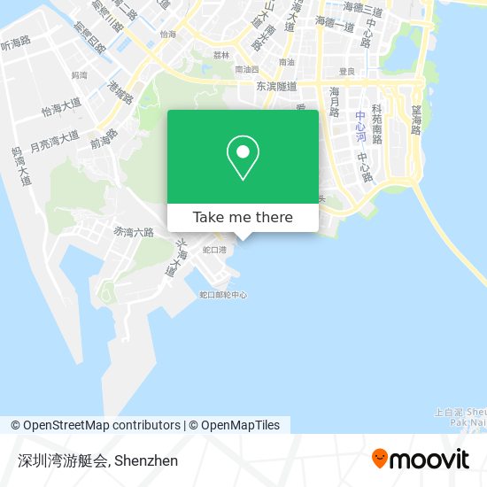 深圳湾游艇会 map