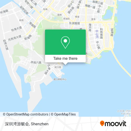 深圳湾游艇会 map