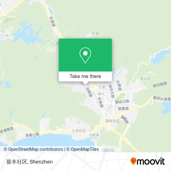 葵丰社区 map