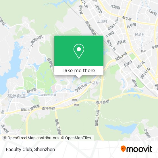 Faculty Club map