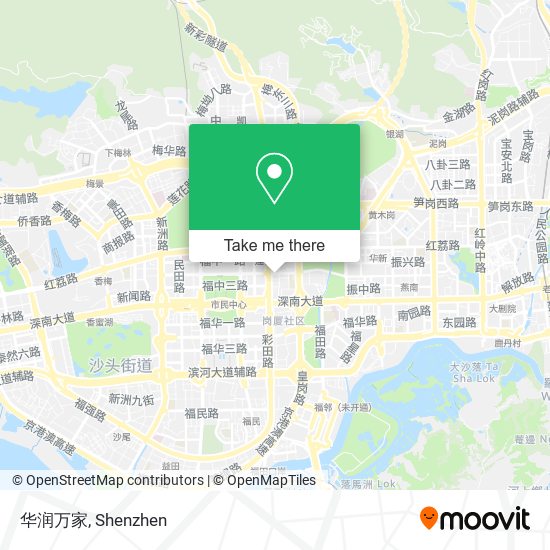 华润万家 map