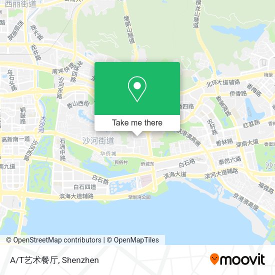 A/T艺术餐厅 map