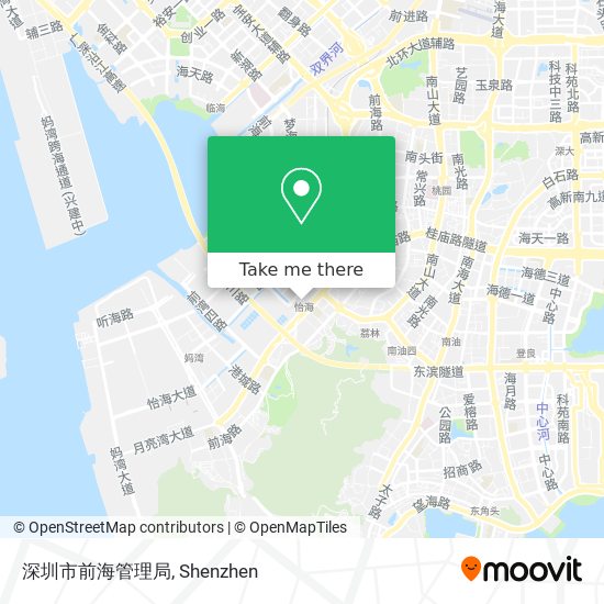 深圳市前海管理局 map
