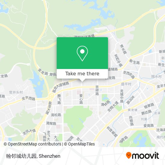 翰邻城幼儿园 map