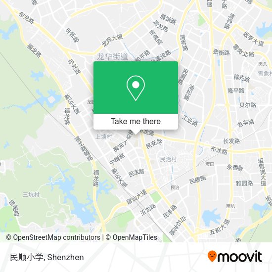 民顺小学 map