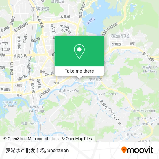 罗湖水产批发市场 map