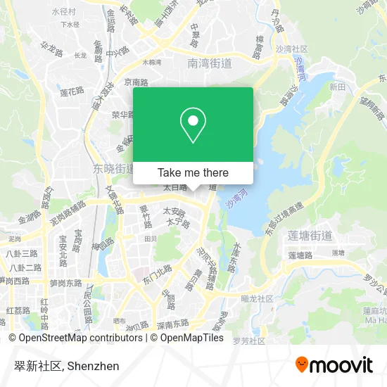 翠新社区 map
