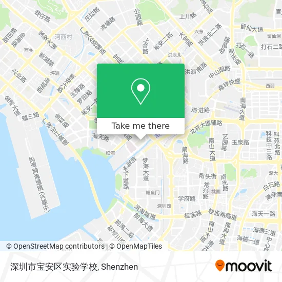 深圳市宝安区实验学校 map