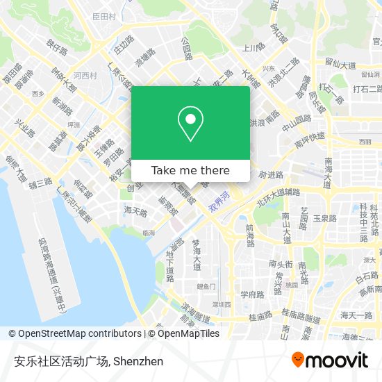 安乐社区活动广场 map
