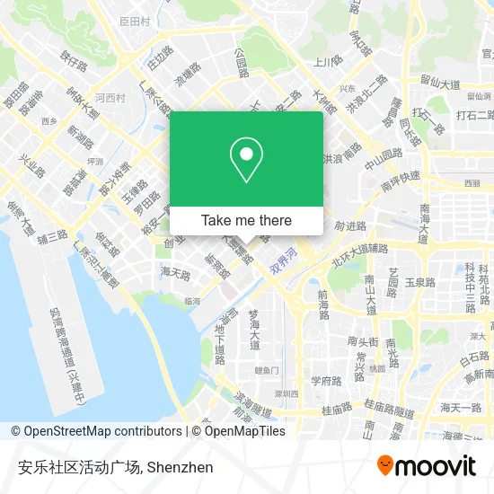 安乐社区活动广场 map