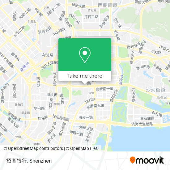 招商银行 map
