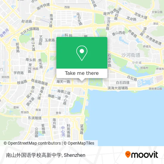 南山外国语学校高新中学 map