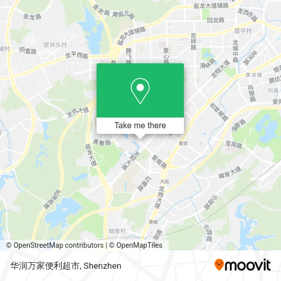 华润万家便利超市 map