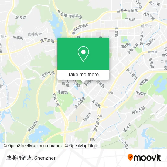 威斯特酒店 map